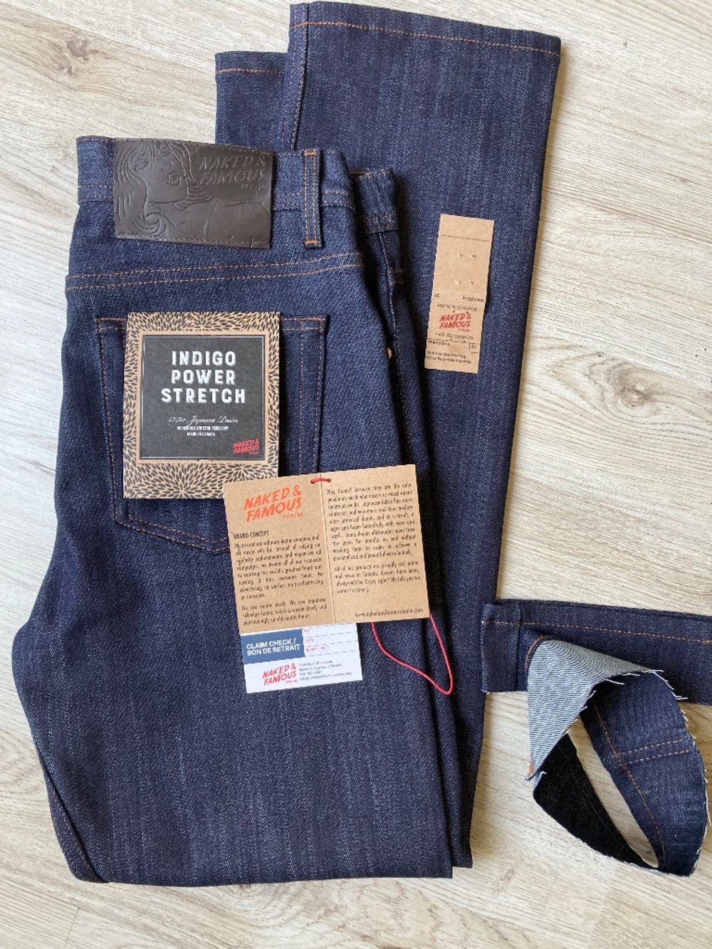 NAKED & FAMOUS - WEIRD GUY - INDIGO POWER STRETCH